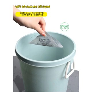 50 Lưới Lọc Rác Lỗ Thoát Nước Đa Năng - Miếng Dán Lọc Tóc Nhà Tắm Chống Tắc Nghẽn