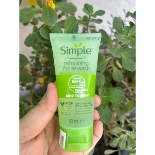 Combo 3 Tuýp Sữa Rửa Mặt Simple Refeshing Facial Wash 50ml