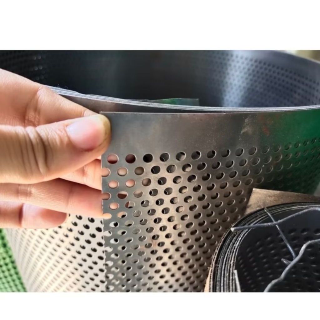 Tôn Dầu , Tôn Kẽm khổ 1m × 2m lỗ tổ ong  , lỗ 4ly /6ly