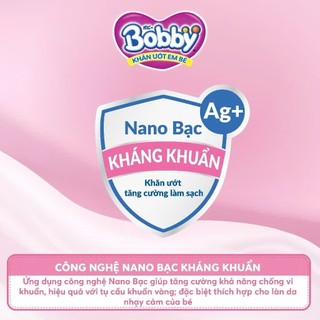 [BÁN THÙNG] Thùng 30 Gói Khăn Ướt Bobby 32 Tờ Dịu Nhẹ An Toàn Cho Làn Da Bé -  Lucie's Mom