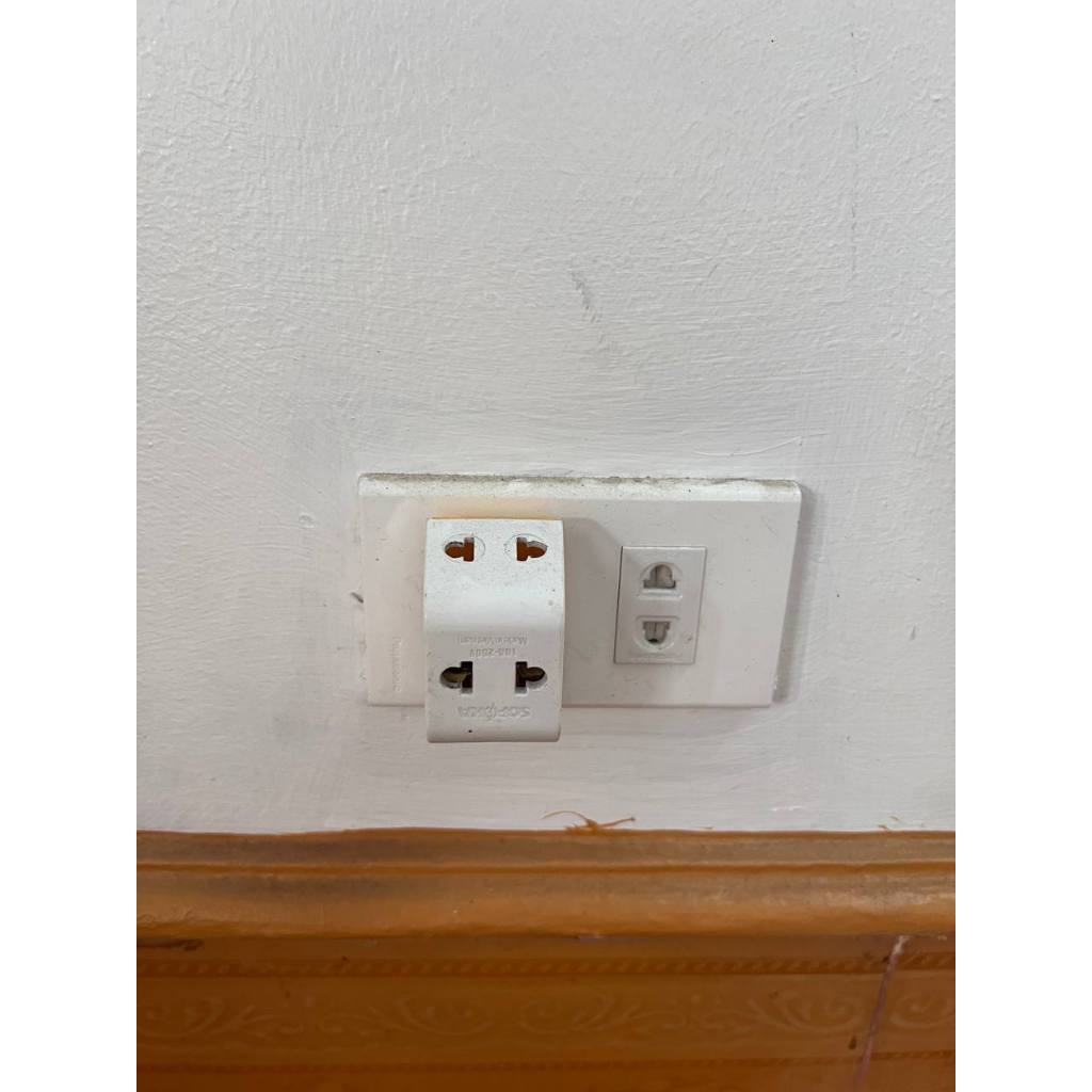Ổ chia điện, ổ cắm điện gia dụng 3 cổng 2200W chịu tải cao chống cháy an toàn