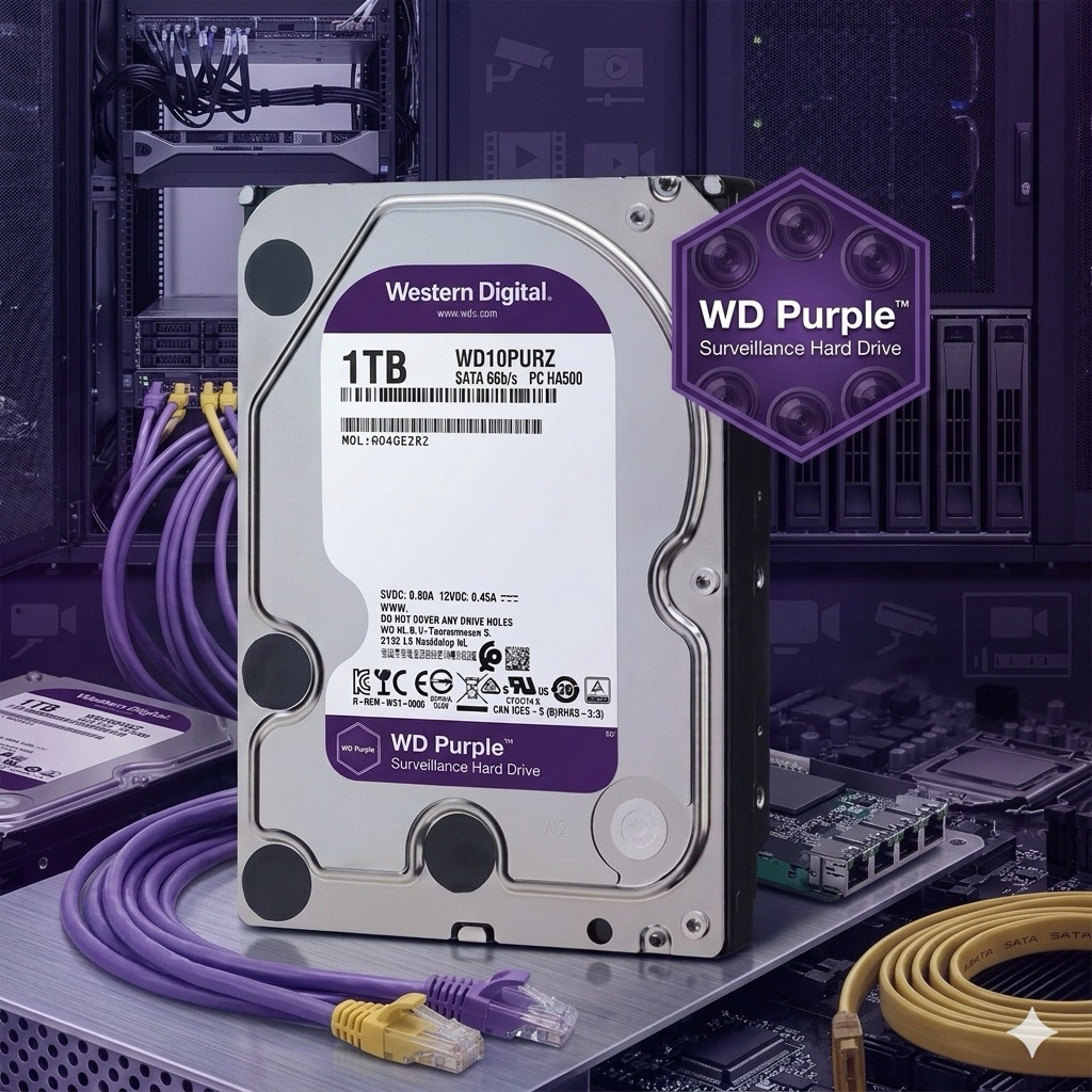 Ổ cứng HDD Western Digital 1TB Purple NEW | Shopee Việt Nam