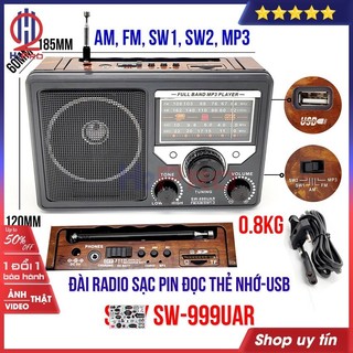 Đài  chuyên dụng Sw-888/999uar Kết Hợp Nghe Nhạc, Nghe Đài Thay Thế Radio Cổ Điển