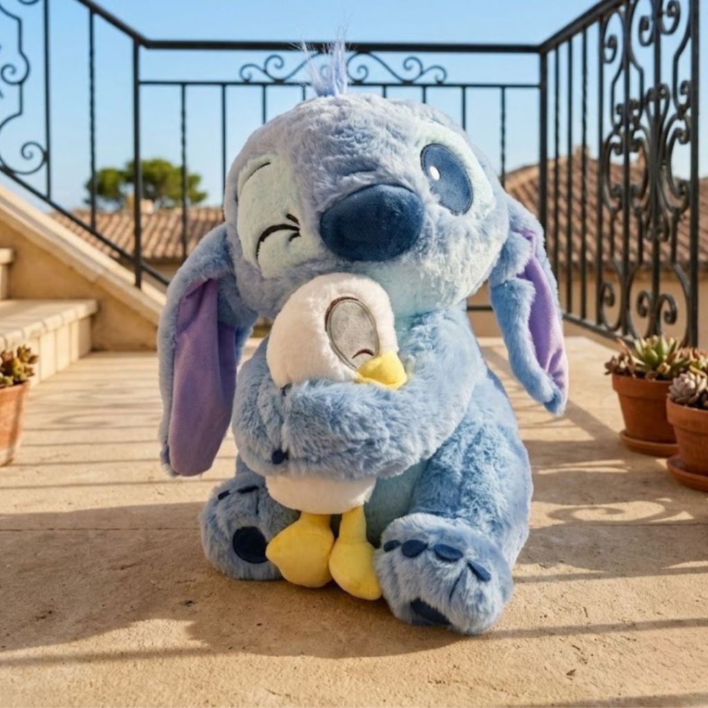 [ Sẵn Hàng ] Gấu bông stitch ôm vịt đáng yêu,Gấu bông stich nhiều mẫu cao cấp quà tặng dễ thương cho mọi lứa tuổi