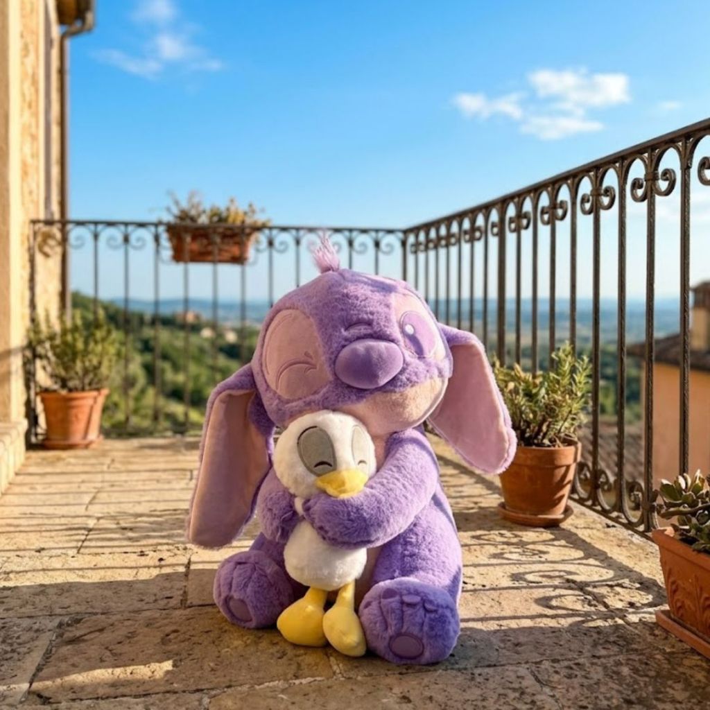 Gấu Bông Stitch Ôm Vịt Dễ Thương, Thú Nhồi Bông Stich Mẫu Mới 2026 Cao Cấp Quà Tặng Sinh Nhật Cho Bạn Trai\Gái, Cho Bé