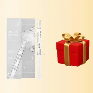 Q17_[KÈM QUÀ] Tinh chất hỗ trợ dưỡng trắng da Dr. Vita Slow Aging 200 Glutaning Shot 5ml