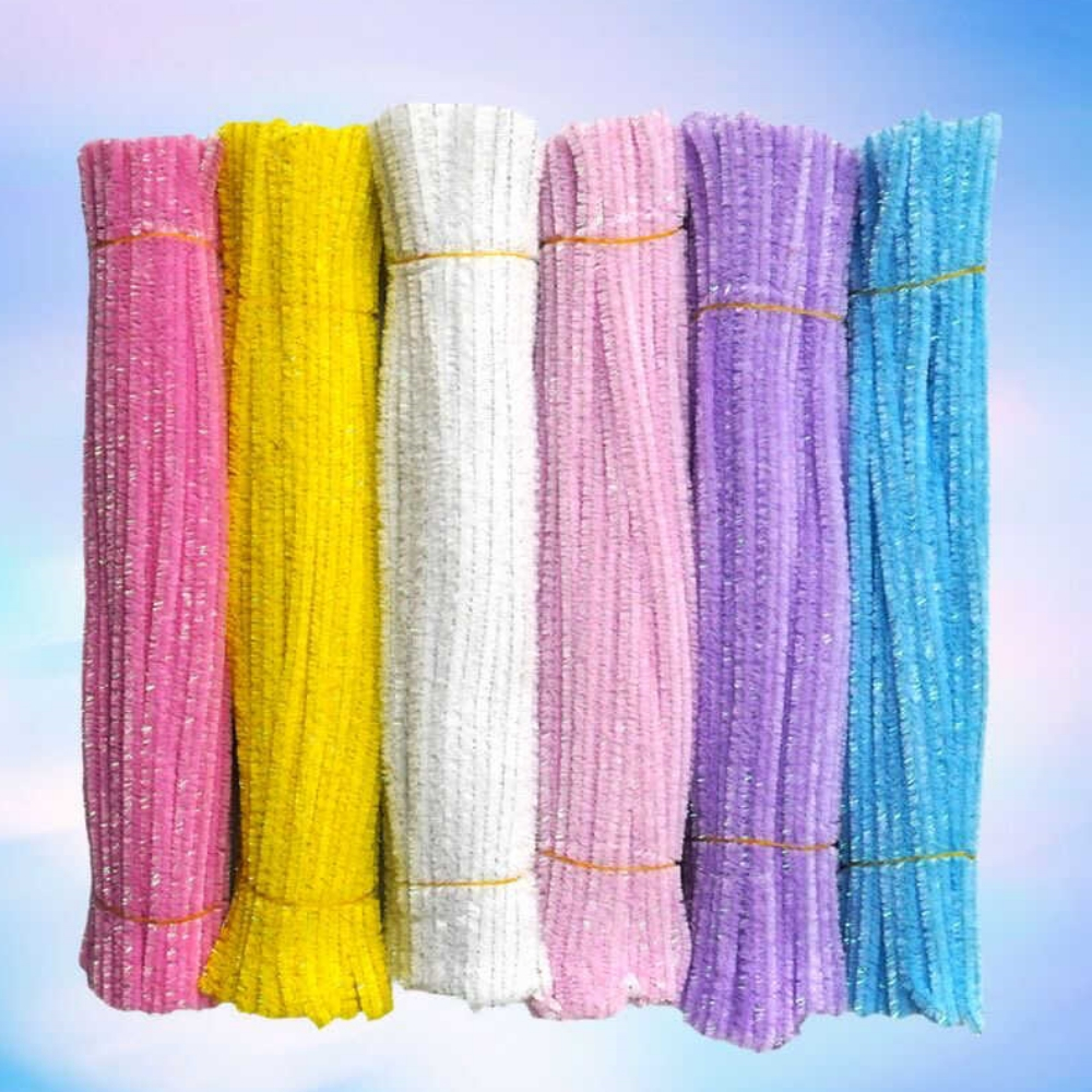 Set 500 Cành Kẽm Nhung Loại 1 Dày 7,5-8mm, Dày Mịn Nhiều Màu Sắc, Làm Handmade, Làm Hoa, Làm Búp Bê DUHA 005