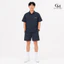 Bộ Sơ Mi Nam Tay Ngắn Kèm Quần Short Form Rộng Basic Mặc Mát BHN95
