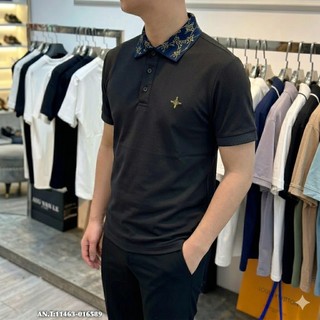 Áo Polo Nam Fashion Luxury Tay Ngắn Phối Cổ Chất Vải Dày Mịn Thoáng Mát Thời Trang Hot Trend