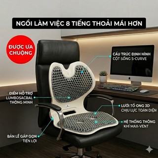 [HÀNG SỊN] Ghế Chống Gù Gấp Gọn Công Thái Học Điều Chỉnh Tư Thế Ngồi Thẳng Lưng Dùng Cho Mọi Lứa Tuổi
