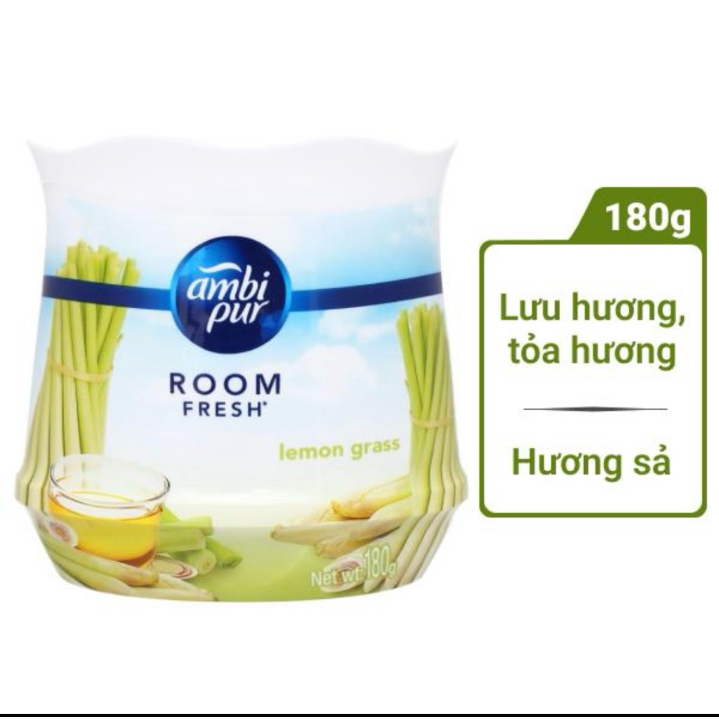 Combo 3 Cục Sáp Thơm Ambipur Hương Đam Mê /Hương Sả 180g