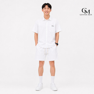 Set Sơ Mi Nam Tay Ngắn 3 Màu Kèm Quần Short Chun Co Giãn, Thoáng Mát, Form Rộng Basic Đủ Size BHN94