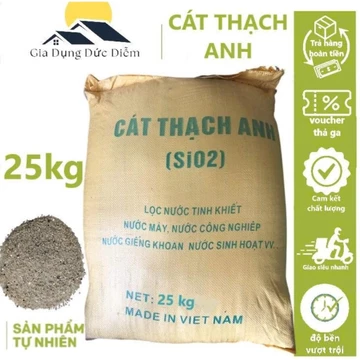 Bao 25kg Cát thạch anh - Dùng cho lọc nước