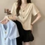 Áo Sơ Mi Trắng Nữ Ngắn Tay Cổ Đức, Áo Kiểu Công Sở Cao Cấp Tôn Dáng Sang Chảnh