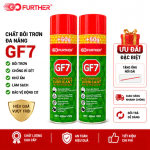 Chai Xịt Chống Rỉ Sét GF7 (175g/350g) - Dầu Bôi Trơn Đa Năng, Tẩy Rỉ Sét Bulong Ốc Vít Cực Mạnh