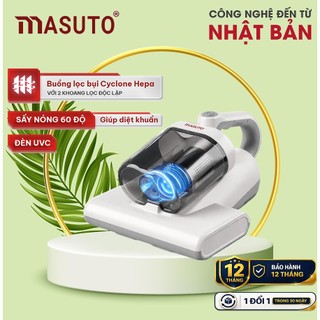 Máy Hút Bụi Giường Nệm Masuto MSDreamer - Máy Hút Bụi Cầm Tay Diệt Khuẩn UV, Công Suất Lớn