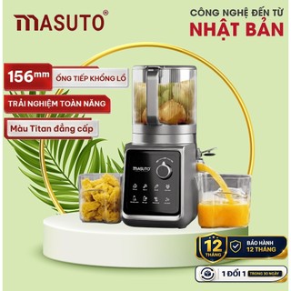Máy Ép Chậm Làm Kem Toàn Năng 8in1 MSPrimeUltra, Công Suất 150W, Ống Tiếp Cực Đại 156mm, Ép Kiệt 99%