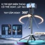 Gậy chụp ảnh selfie 4 chân 1m8 kim Gimbal AI xoay 360° tự động theo dõi chuyển động khuôn mặt,cử chỉ - Tripod điện thoại