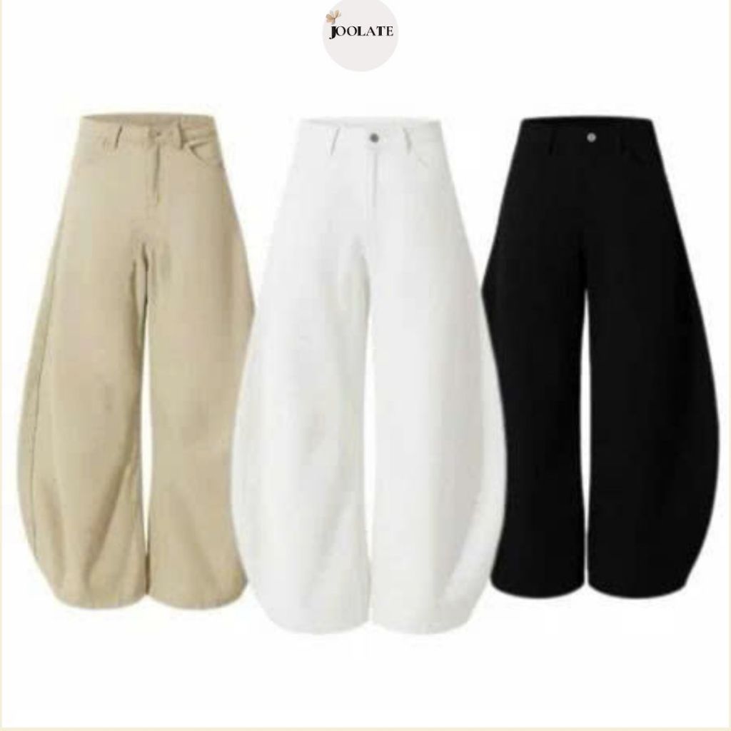 Quần Jeans Ống Cong Form Rộng Unisex Joolate Màu Wash Retro Cá Tính, Chất Denim Dày Dặn, Phong Cách Streetwear