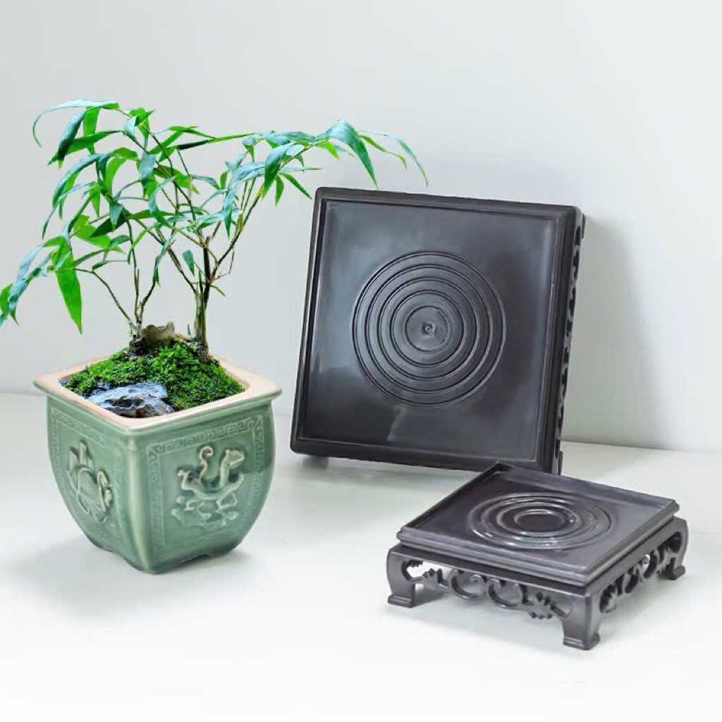 Đế đặt chậu cây bonsai,chậu cây phong thuỷ,chất liệu nhựa cứng cao cấp
