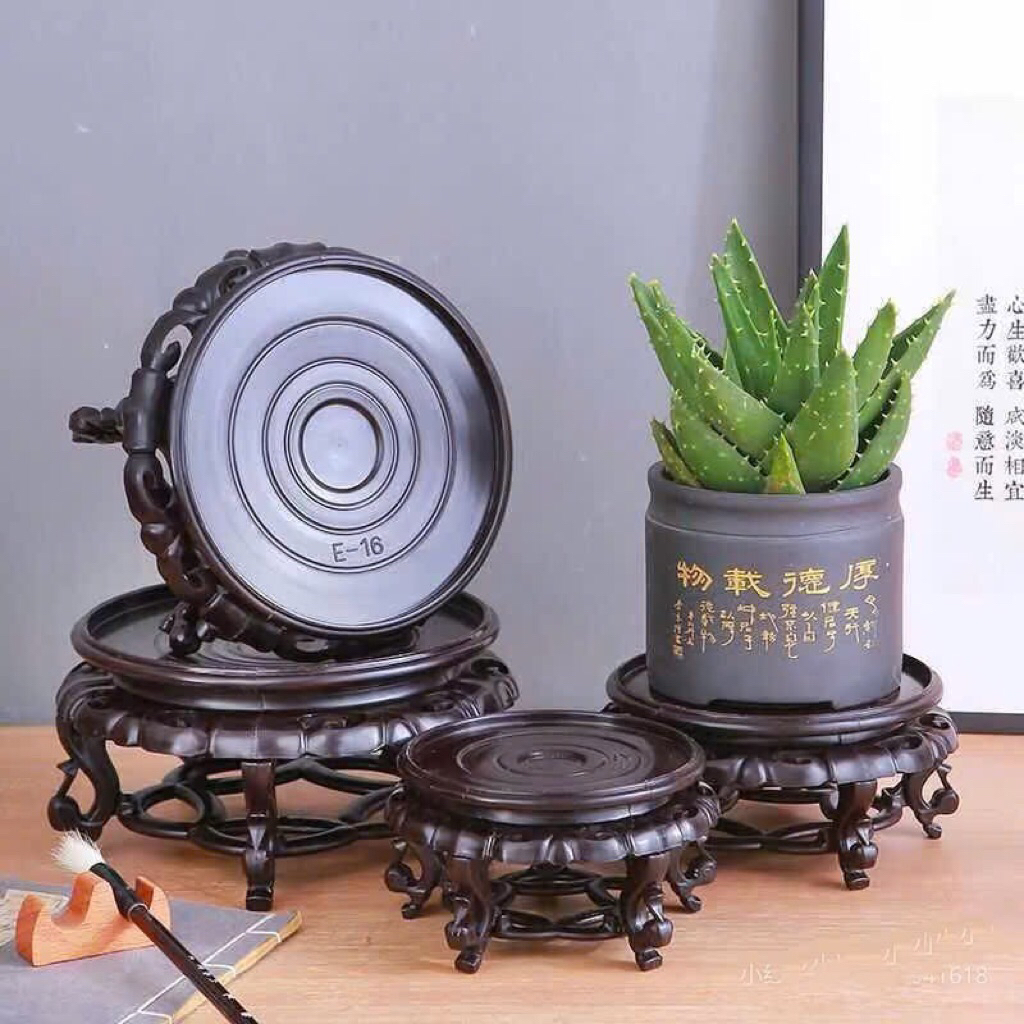 Đế đặt chậu cây bonsai,chậu cây phong thuỷ,chất liệu nhựa cứng cao cấp