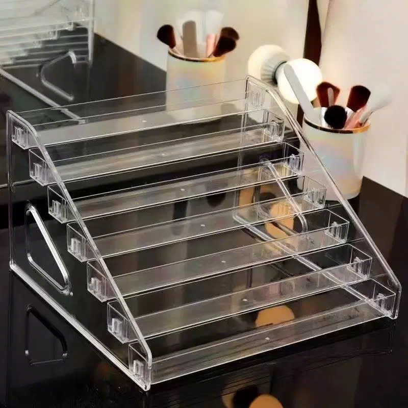 Kệ trưng bày sản phẩm, mỹ phẩm, phụ kiện, sơn móng tay 3/4/5/6/7 tầng nhựa Acrylic