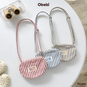 Túi Đeo Chéo Mùa Hè Obebi In Hình Khủng Long Safari CHo Bé Trai Bé Gái PK293