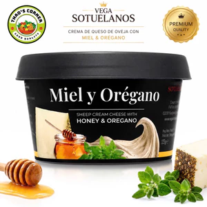Phô-mai Kem Sữa Cừu Mật ong và Kinh giới 125g – Cream Cheese Honey & Oregano nhập khẩu | Ngọt nhẹ béo – thơm thảo mộc