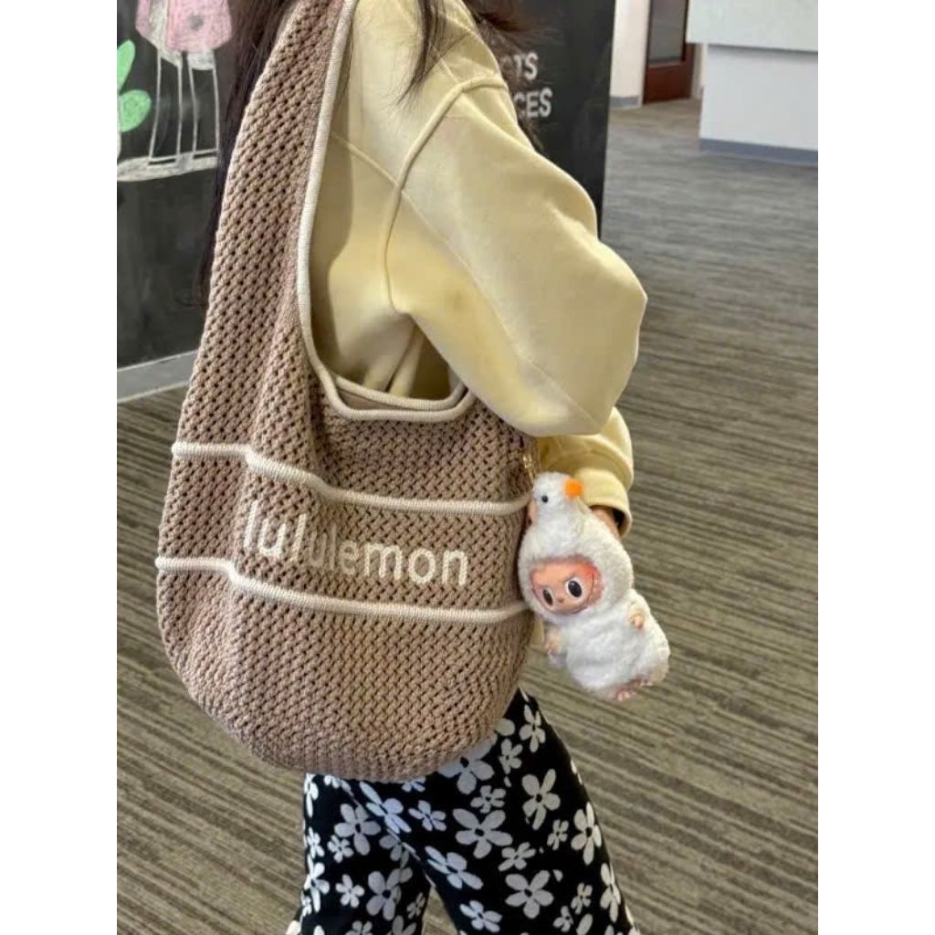 (BomoHouse) Túi Lulu* crochet (đan móc) bags 7L siêu hot