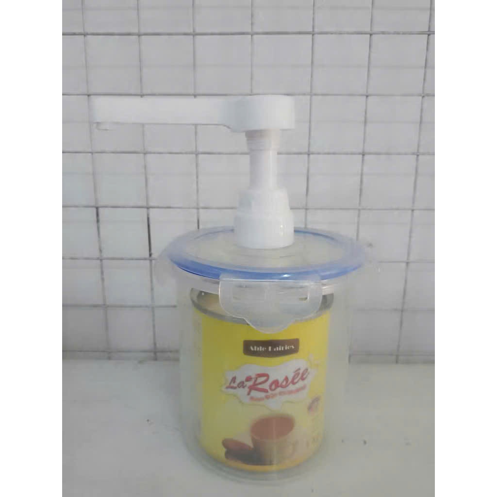 Bình đựng lon sữa đặc tiện lợi kèm vòi pump 10ml, phù hợp cho pha chế nhà bếp