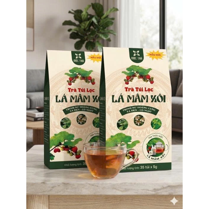 Trà Lá Mâm Xôi Túi Lọc Chính Hãng Mộc Trà – 35 Túi x 5G