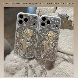 ỐP IPHONE NGỰA BẠC- HOA HỒNG 9999 ĐỘ IPHONE 17 NHŨ ĐÁ BLING BLING FULL CAMERA XỊN XÒ CHO 17 16 15 | NẮNG CASE