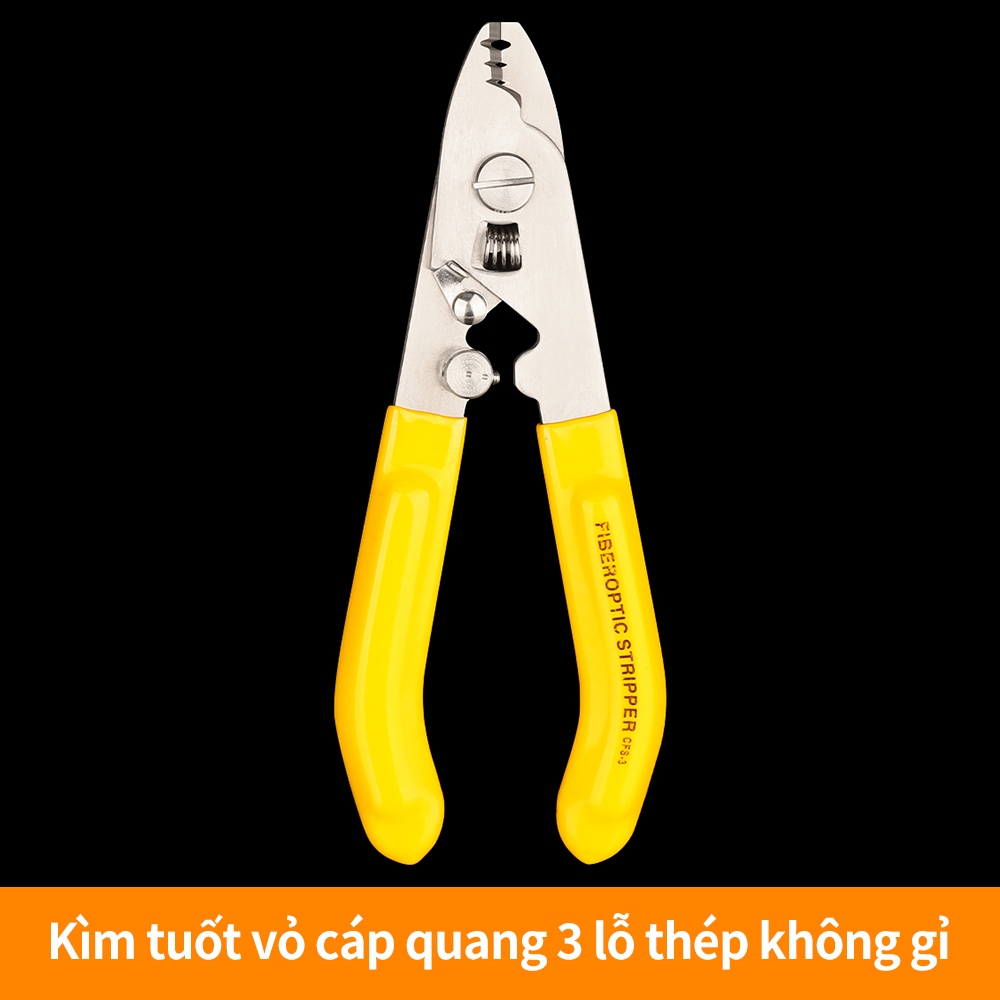Kìm Tuốt Sợi Quang CFS-3 Kìm Miller Tuốt Cáp Quang FTTH Cho Thợ Hàn Quang