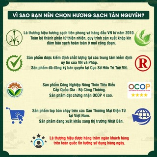 [OCOP 4 SAO - CAO CẤP] Túi 500gram hương trầm cao cấp Tân Nguyên, dài 38cm, trầm hương tự nhiên, không hóa chất
