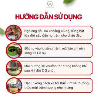[OCOP 4 SAO - TẶNG HƯƠNG ĐẠO TRẦM CAO CẤP] Hộp 45 viên nụ trầm hương thiên nhiên cao cấp Tân Nguyên, thơm tinh khiết