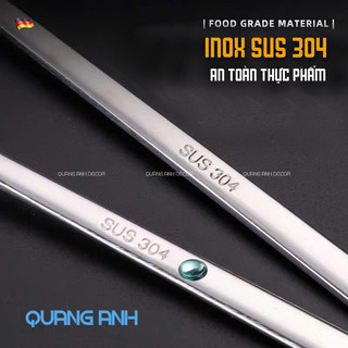 Thìa Cà Phê INOX SUS 304 HÌNH LÁ | Muỗng Cafe Họa Tiết Hình Lá Decor Trà, Bánh, Sinh Tố, Nước Ép