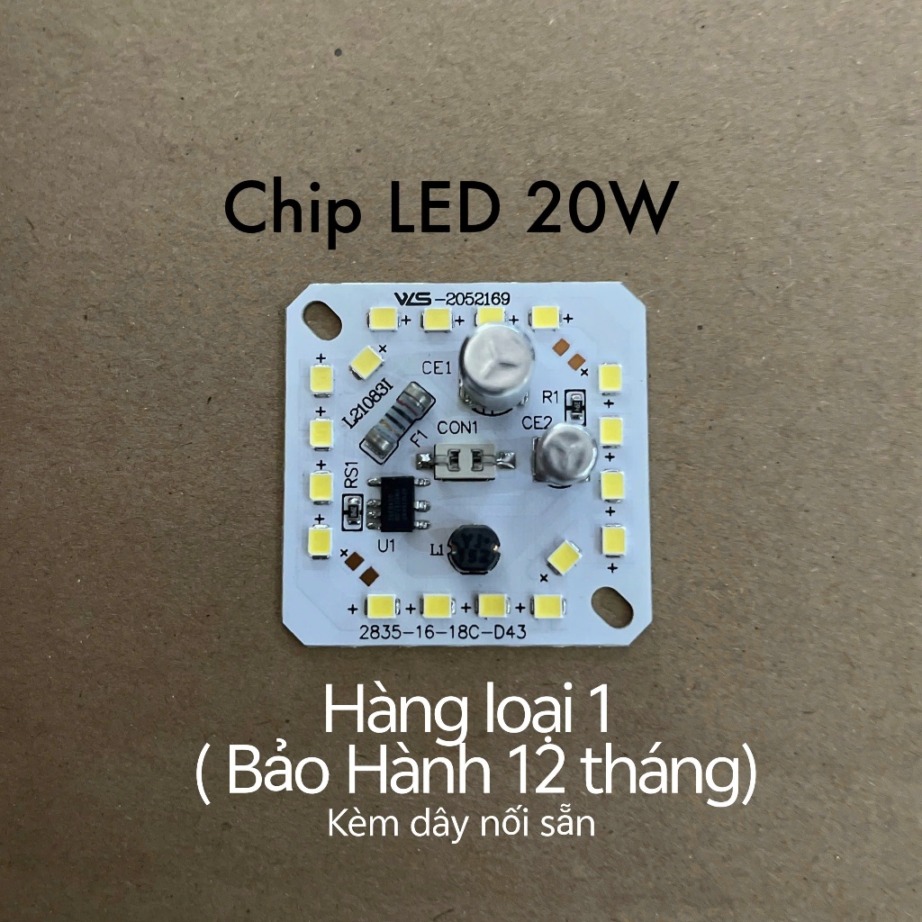 COMBO 3 CHIP LED 220V(ƯU ĐÃI)  CHIP LED 220V Sẵn Dây Điện