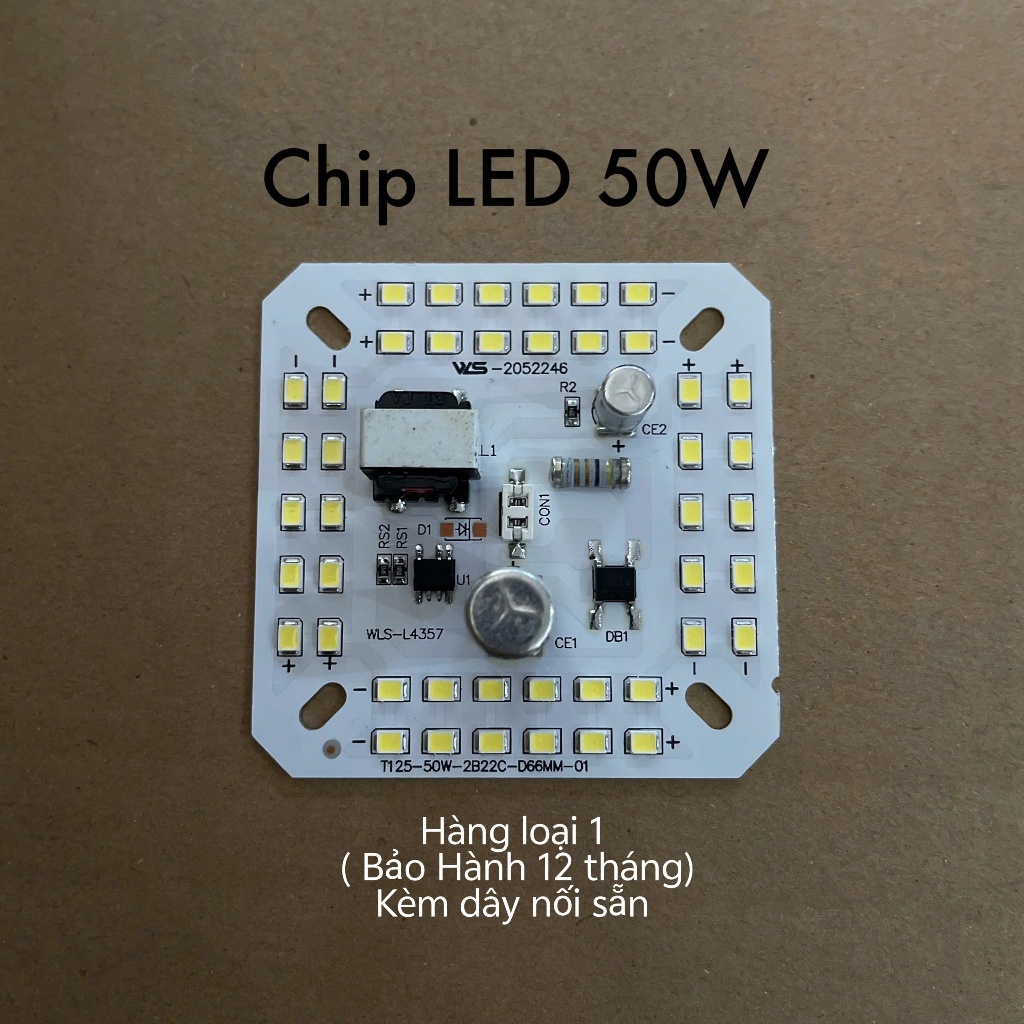 COMBO 3 CHIP LED 220V(ƯU ĐÃI)  CHIP LED 220V Sẵn Dây Điện