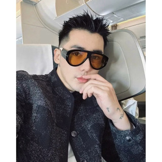 Mắt kính râm unisex nam nữ dáng lớn thời trang T-F