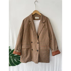 Siêu phẩm áo khoác blazer Korea kẻ nhỏ mới toanh