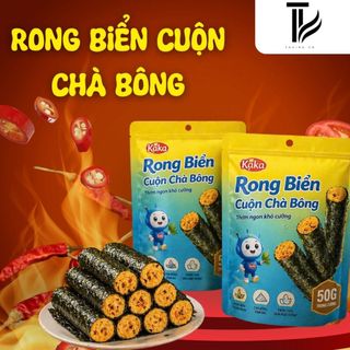 {Siêu Hời} Combo 10 Gói Rong Biển Cuộn Chà Bông Giòn Ăn Cùng Tavira – Ăn Vặt Thả Ga Không Lo Về Giá