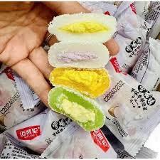 [1KG] Bánh Mochi Nhân Kem Trái Cây Cao Cấp, Bánh Mochi Dẻo Mịn, Hàng Mới Thơm Ngon