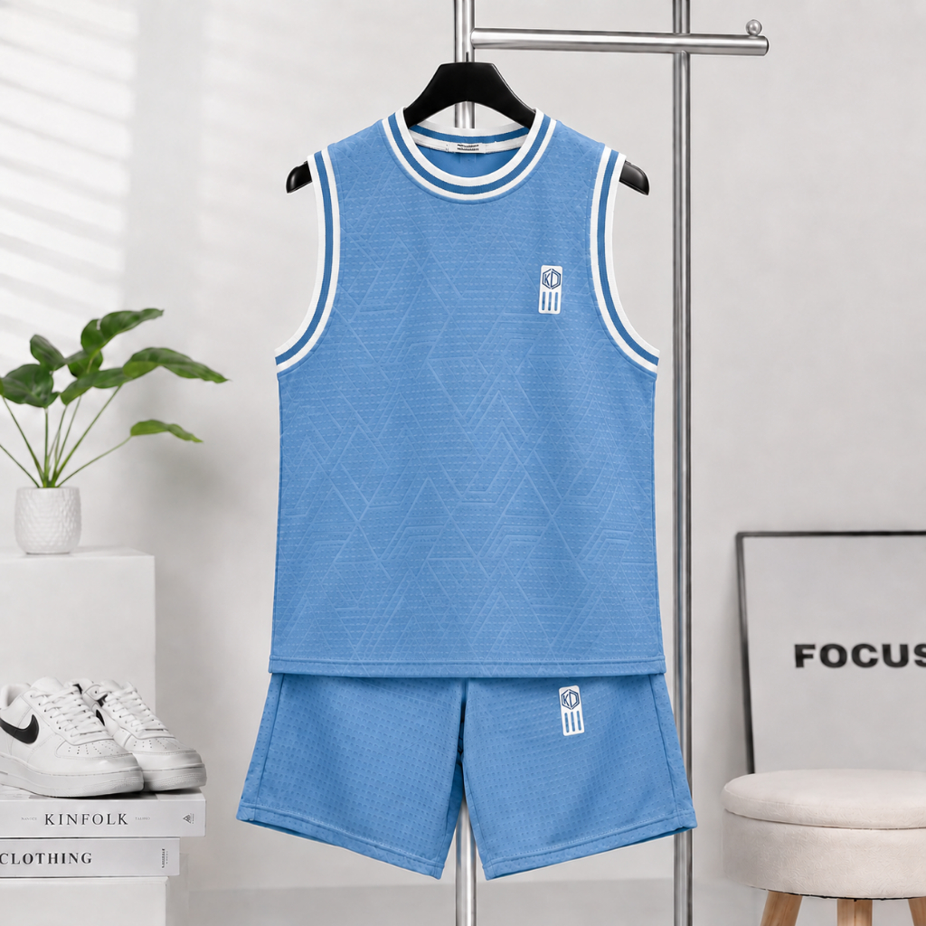 Bộ Quần Áo Bé Trai Sát Nách In KD Vải Thun Lạnh Điều Hòa Mát Lạnh 17-65kg [KB18]