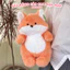 Gấu bông cáo cam size 40cm siêu dễ thương – thú nhồi bông mềm mịn cao cấp, quà tặng bạn gái đáng yêu