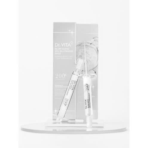 Q17_Combo Tinh chất hỗ trợ dưỡng trắng da Dr. Vita Slow Aging 200 Glutaning Shot 5ml