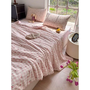 🌟Chỉ với vài trăm ka đã sở hữu ngay một set chăn ga gối cotton đũi đầy đủ công năng