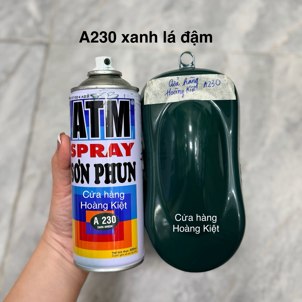 Sơn ATM Màu Xanh Lá, Xanh Ngọc, Xanh Bộ Đội