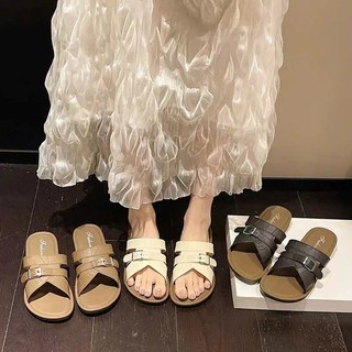 [TĂNG SIZE] Dép lê quai đan có khóa, chất liệu CAO SU, phong cách thanh lịch 830-8