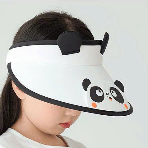 Mũ Nửa Đầu Vành Rộng Cho Bé Nhẹ Mềm Thoáng Mát Che Nắng Hiệu Quả Họa Tiết Hoạt Hình Siêu Dễ THương sansan