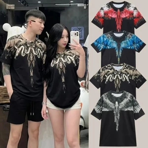 Áo Thun Cánh Chim Chất Cotton Co Giãn 4 Chiều Boy Phố Girl Phố Burlon Hót 2026